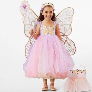 Pottery Barn Kids Lavender Fairy Halloween Costume 7/8